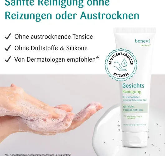 Benevi Neutral Gesichts - Reinigung Gel 125 ml