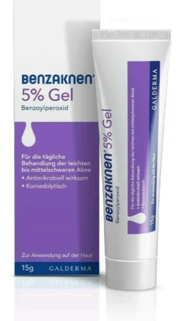Benzaknen 5% Gel 15 G
