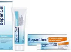 BepanGel Wundgel 50 g + Bepanthen Antiseptische Wundcreme 20 g