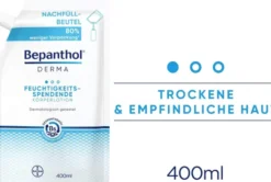 Bepanthol DERMA Feuchtigkeitsspendende Körperlotion 400 ml Nachfüllbeutel