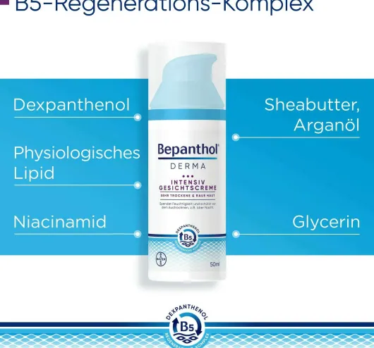 Bepanthol DERMA Intensiv Gesichtscreme 50 ml Pumpflasche