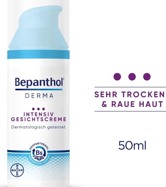 Bepanthol DERMA Intensiv Gesichtscreme 50 ml Pumpflasche