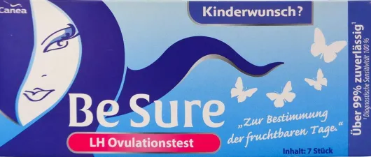 Be Sure Ovulationstest bei Kinderwunsch 7 Stück