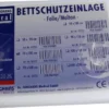 Bettschutzeinlage 70x100cm Folie Molton