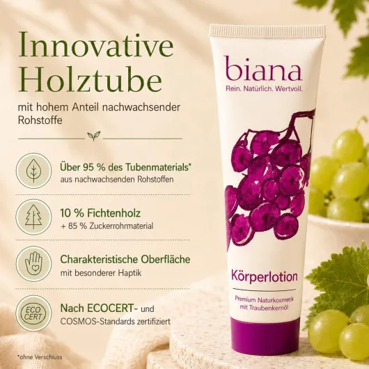 Biana Körperlotion mit Traubenkernöl 100 ml