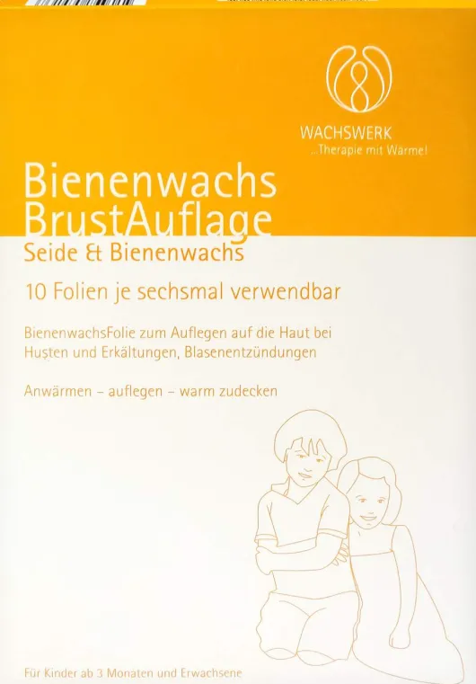 Bienenwachs Brustauflage Nachfüllpack Wachsw. 10 Folien