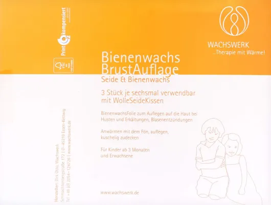 Bienenwachs Brustauflage Set Wachswerk