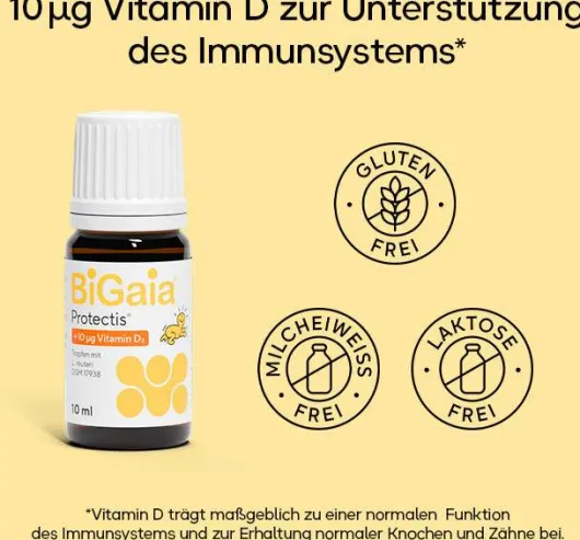 BiGaia Protectis plus Vitamin D3 10 ml Tropfen