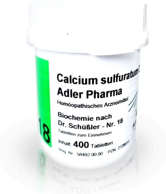 Biochemie Adler 18 Calcium Sulfuricum D 12 400 Tabletten