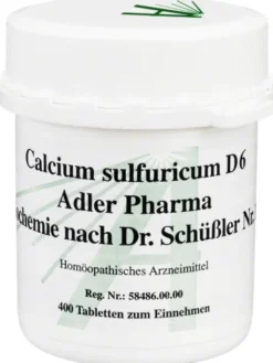 Biochemie Adler 12 Calcium Sulfuricum D 6 400 Tabletten