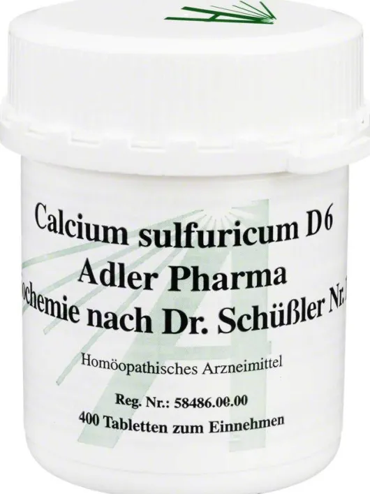 Biochemie Adler 12 Calcium Sulfuricum D 6 400 Tabletten