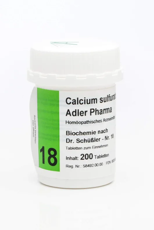 Biochemie Adler 18 Calcium Sulfuricum D 12 200 Tabletten