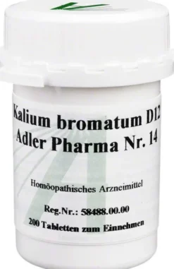 Biochemie Adler 14 Kalium Bromatum D12 Adl.Ph.Tabl 200 Tabletten