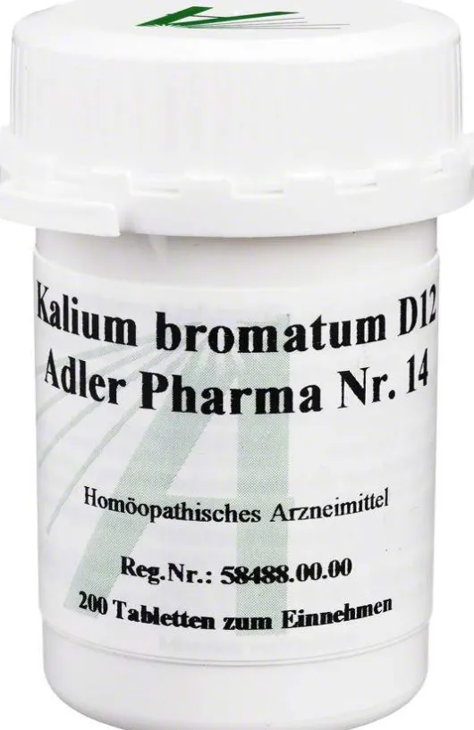 Biochemie Adler 14 Kalium Bromatum D12 Adl.Ph.Tabl 200 Tabletten