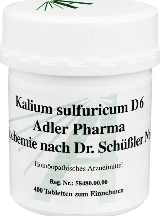 Biochemie Adler 6 Kalium Sulfuricum D6 400 Tabletten