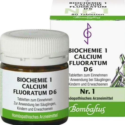 Biochemie Bombastus 1 Calcium Fluoratum D 6 80 Tabletten