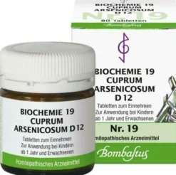 Biochemie Bombastus 19 Cuprum Arsenicosum D 12 80 Tabletten