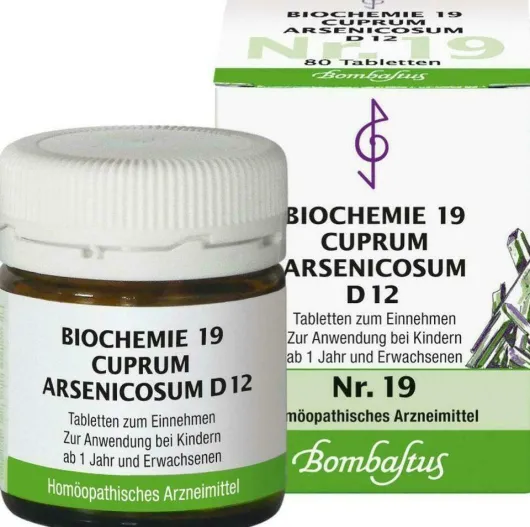 Biochemie Bombastus 19 Cuprum Arsenicosum D 12 80 Tabletten
