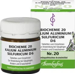 Biochemie Bombastus 20 Kalium aluminium sulfuricum D 6 80 Tabletten