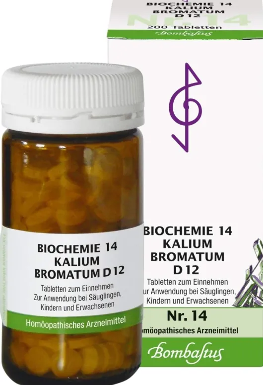 Biochemie Bombastus 14 Kalium Bromatum D 12 200 Tabletten