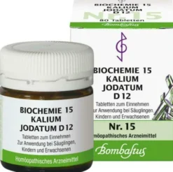 Biochemie Bombastus 15 Kalium Jodatum D 12 80 Tabletten