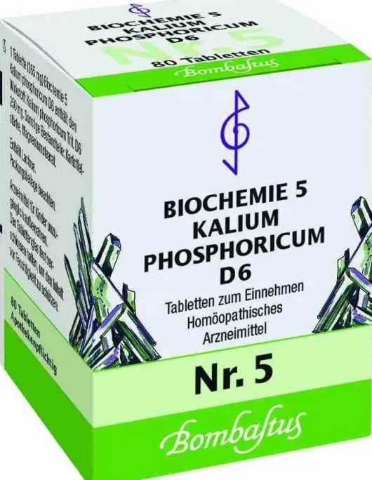 Biochemie Bombastus 5 Kalium Phosphoricum D 6 80 Tabletten