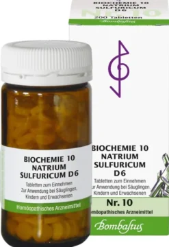 Biochemie Bombastus 10 Natrium sulfuricum D 6 200 Tabletten
