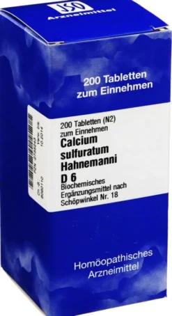 Biochemie 18 Calcium Sulfuratum D6 Tabletten 200 Tabletten