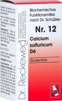 Biochemie 12 Calcium Sulfuricum D 6 Tabletten