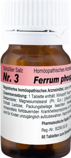 Biochemie 3 Ferrum Phosphoricum D 12 Tabletten