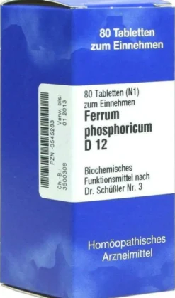 Biochemie 3 Ferrum Phosphoricum D12 Tabletten 80 Tabletten