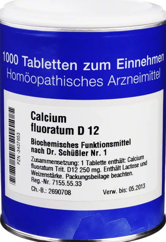 Biochemie Iso 1 Calcium Fluoratum D12 1000 Tabletten