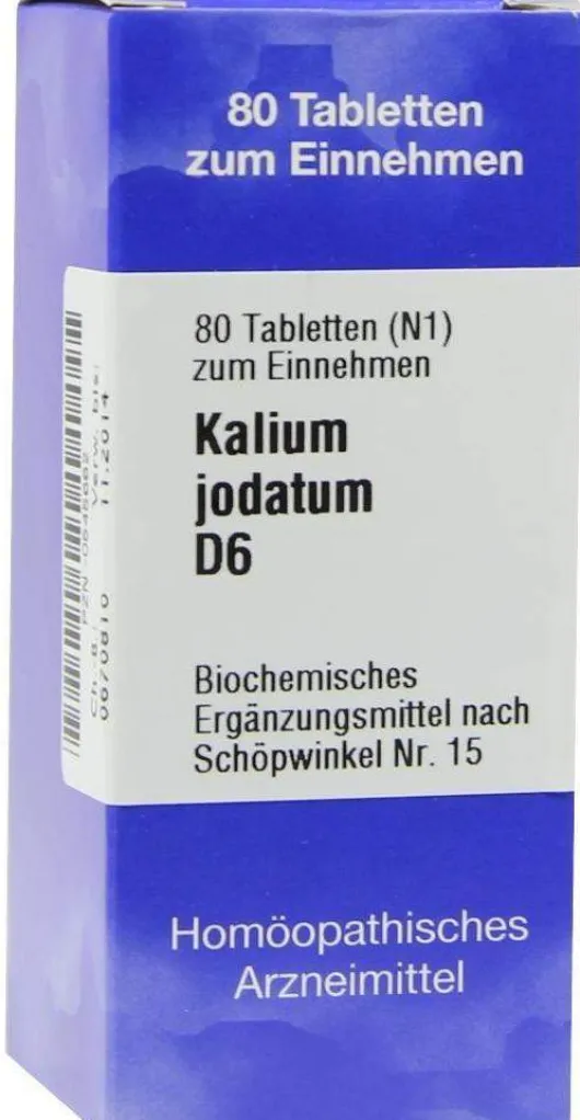 Biochemie 15 Kalium Jodatum D 6 80 Tabletten