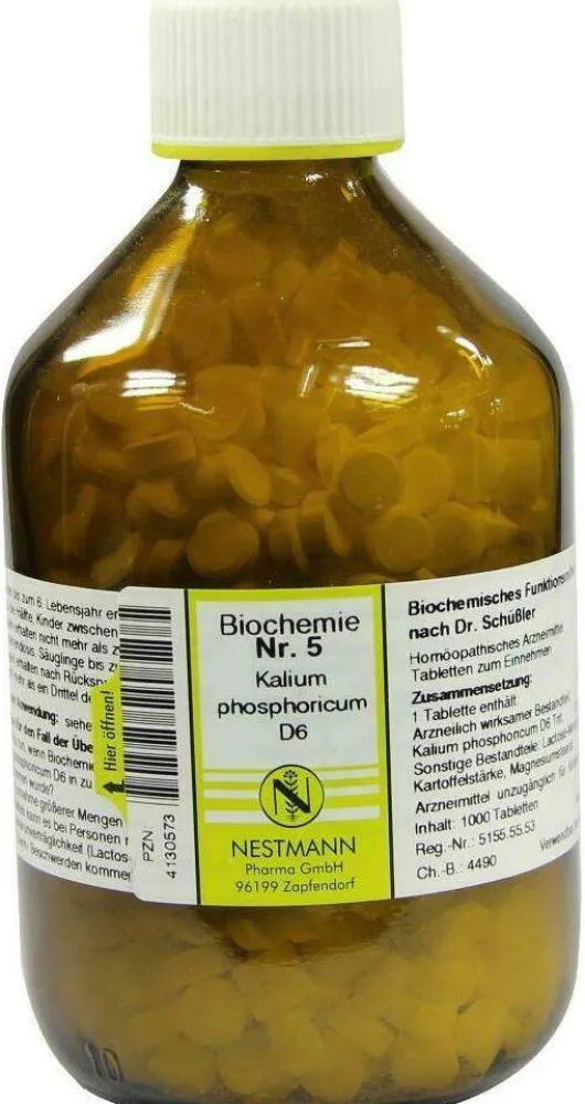 Biochemie 5 Kalium Phosphoricum D6 1000 Tabletten