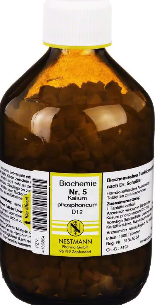 Biochemie 5 Kalium Phosphoricum D 12 1000 Tabletten