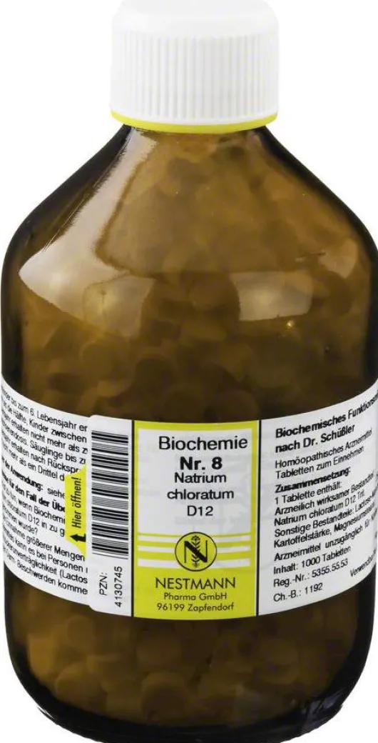 Biochemie 8 Natrium Chloratum D 12 1000 Tabletten