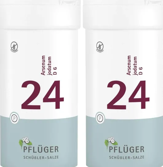 Biochemie Pflüger 24 Arsenum jodatum D6 2 x 400 Tabletten