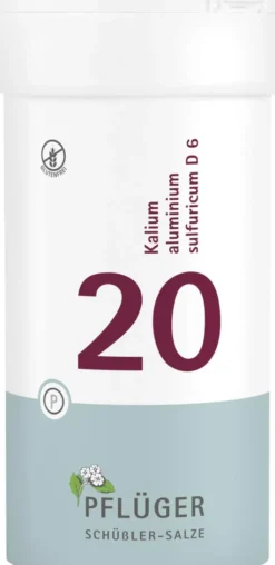 Biochemie Pflüger 20 Kalium aluminium Sulfuricum D6 400 Tabletten