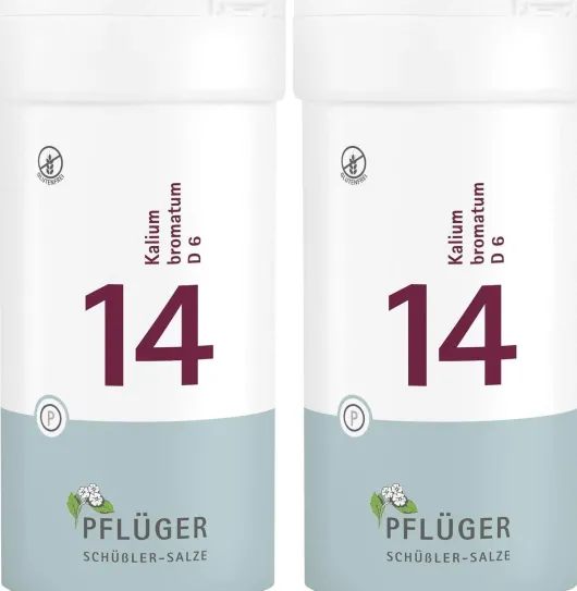 Biochemie Pflüger 14 Kalium bromatum D6 2 x 400 Tabletten