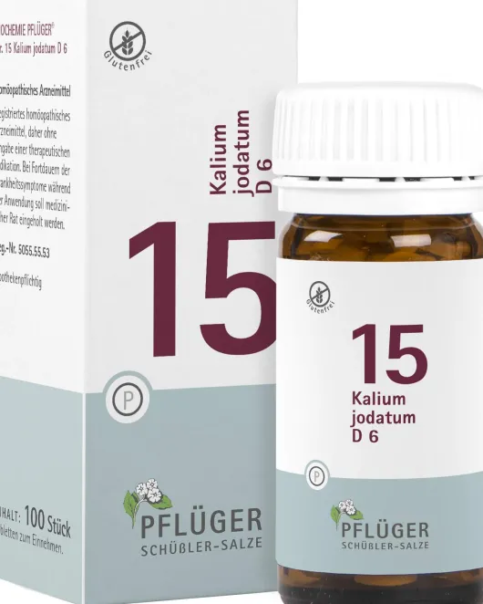 Biochemie Pflüger 15 Kalium Jodatum D6 100 Tabletten