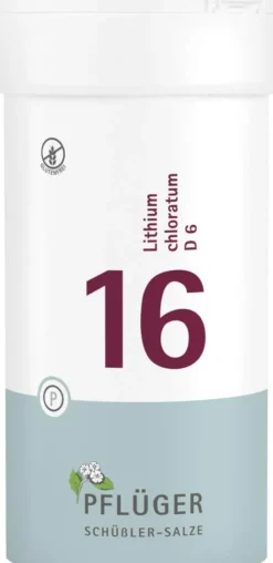 Biochemie Pflüger 16 Lithium chloratum D6 400 Tabletten