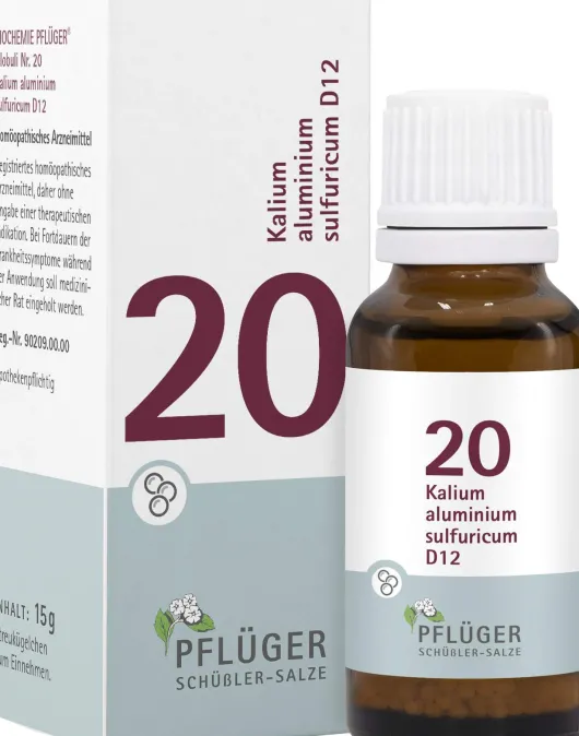 Biochemie Pflüger Nr. 20 Kalium Aluminium Sulfuricum D12 15 G...