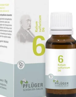 Biochemie Pflüger Nr. 6 Kalium Sulfuricum D6 15 G Globuli