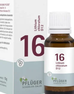 Biochemie Pflüger Nr. 16 Lithium Chloratum D12 15 G Globuli