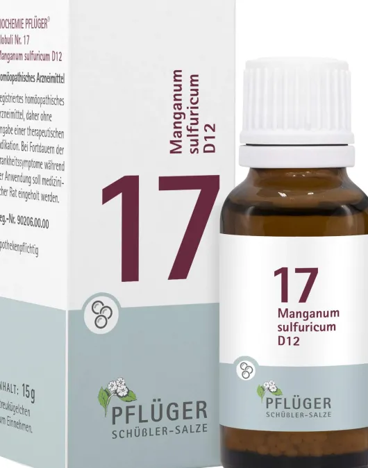 Biochemie Pflüger Nr. 17 Manganum Sulfuricum D12 15 G Globuli