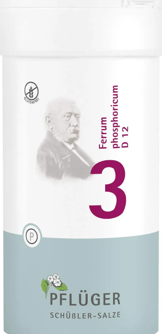 Biochemie Pflüger Schüßler Salz Nr. 3 Ferrum phosphoricum D12 400 Tabletten