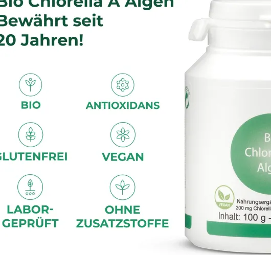 Bio Chlorella A 500 Tabletten