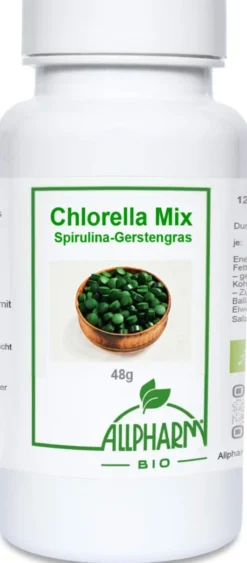 Bio Chlorella Mix Spirulina-Gerstengras 120 Presslinge