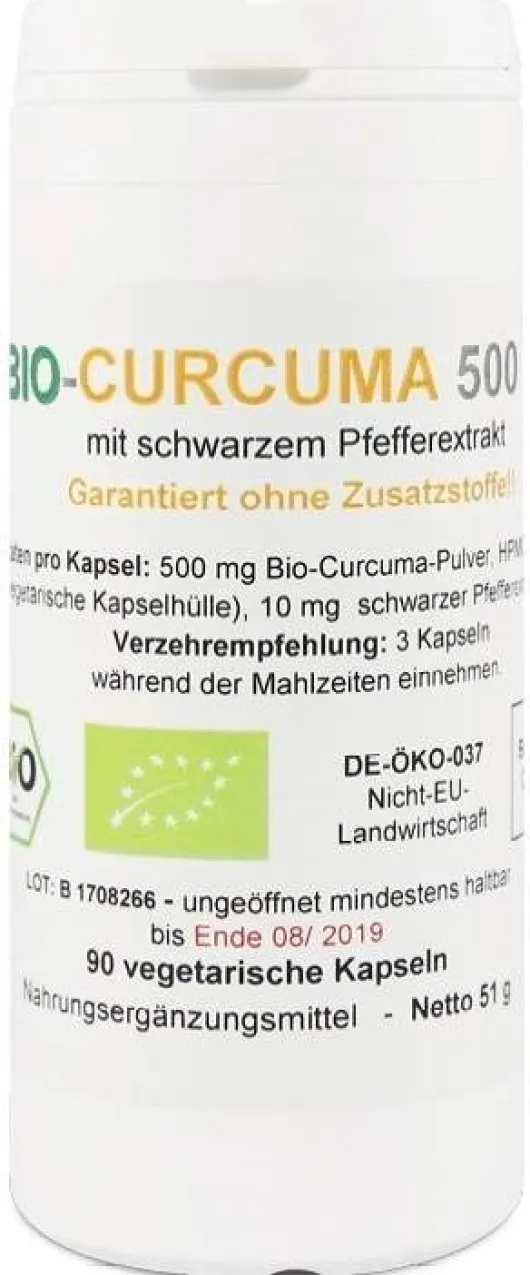 Bio Curcuma Kapseln 90 Stück