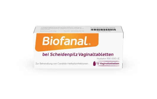 Biofanal bei Scheidenpilz 100 000 I.E. Vaginaltabletten 12 Stück